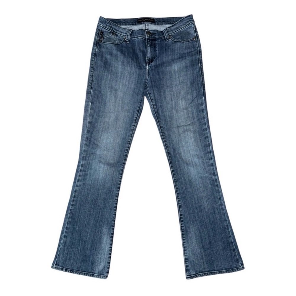 Rock And Republic Bootcut Jeans Blue Size 12 Y2K Mid Rise Stretch Denim✨ - Picture 2 of 9